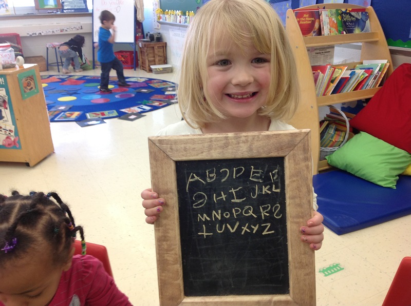 Head Start Child in Classroom